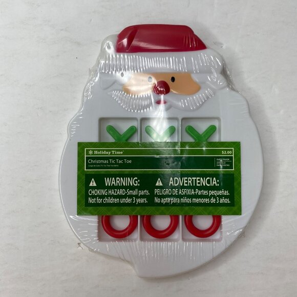 Holiday Time Christmas Activity Set Santa Snowman Pen Game Tablet Fake Tattoos - Picture 3 of 7